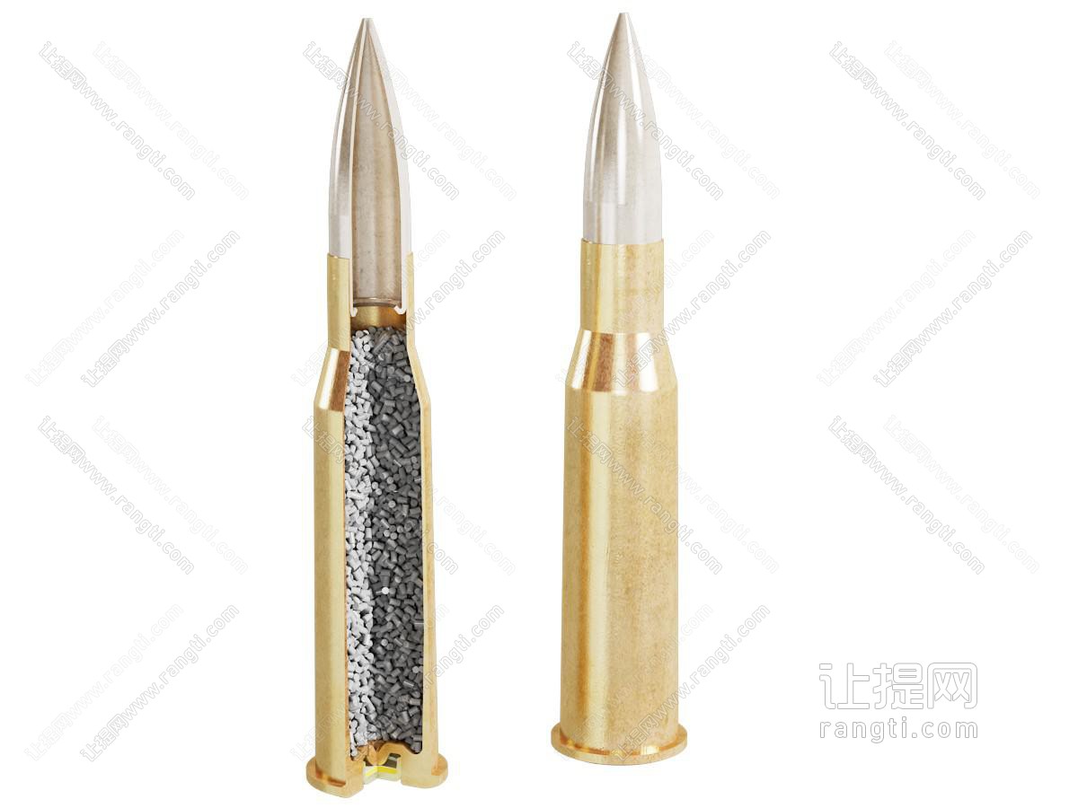 现代子弹内部结构 武器