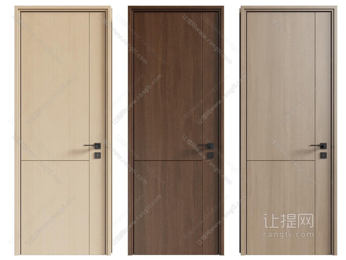 现代单开门