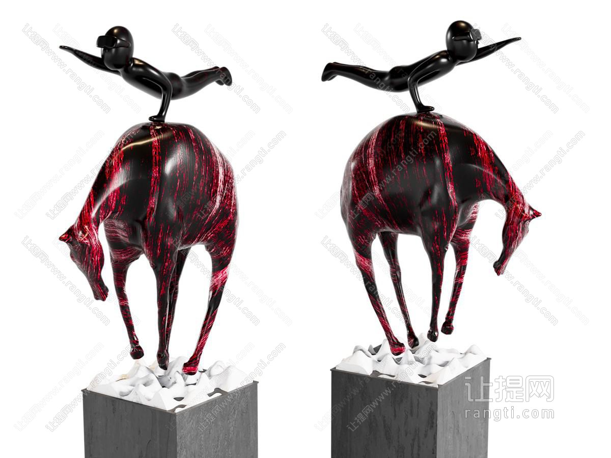 现代雕塑摆件