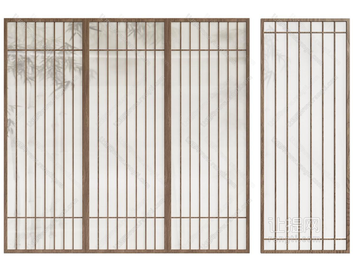 新中式隔断 玄关屏风隔断