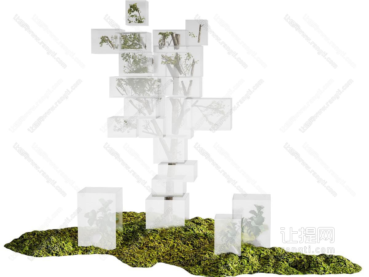 现代树 植物艺术