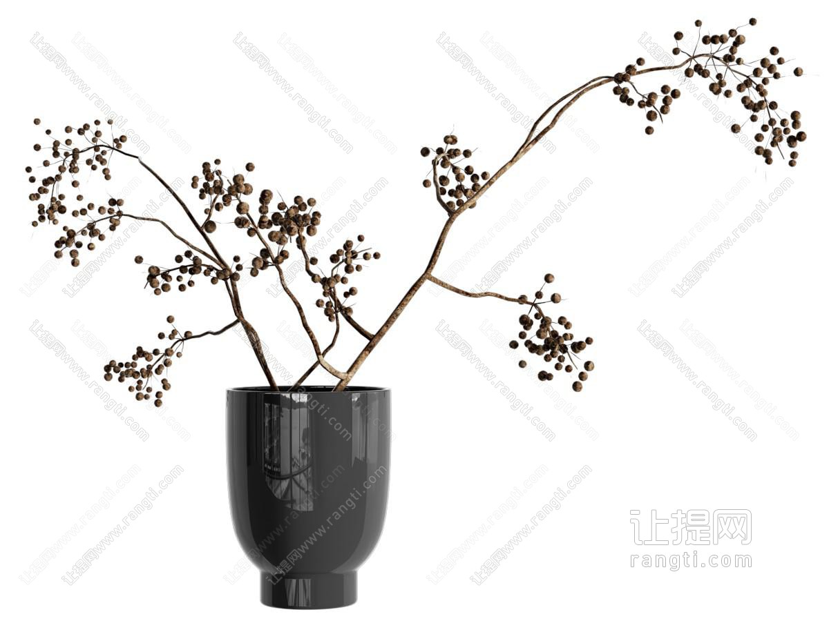 新中式宋式花瓶花艺