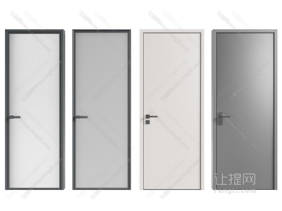 现代单开门