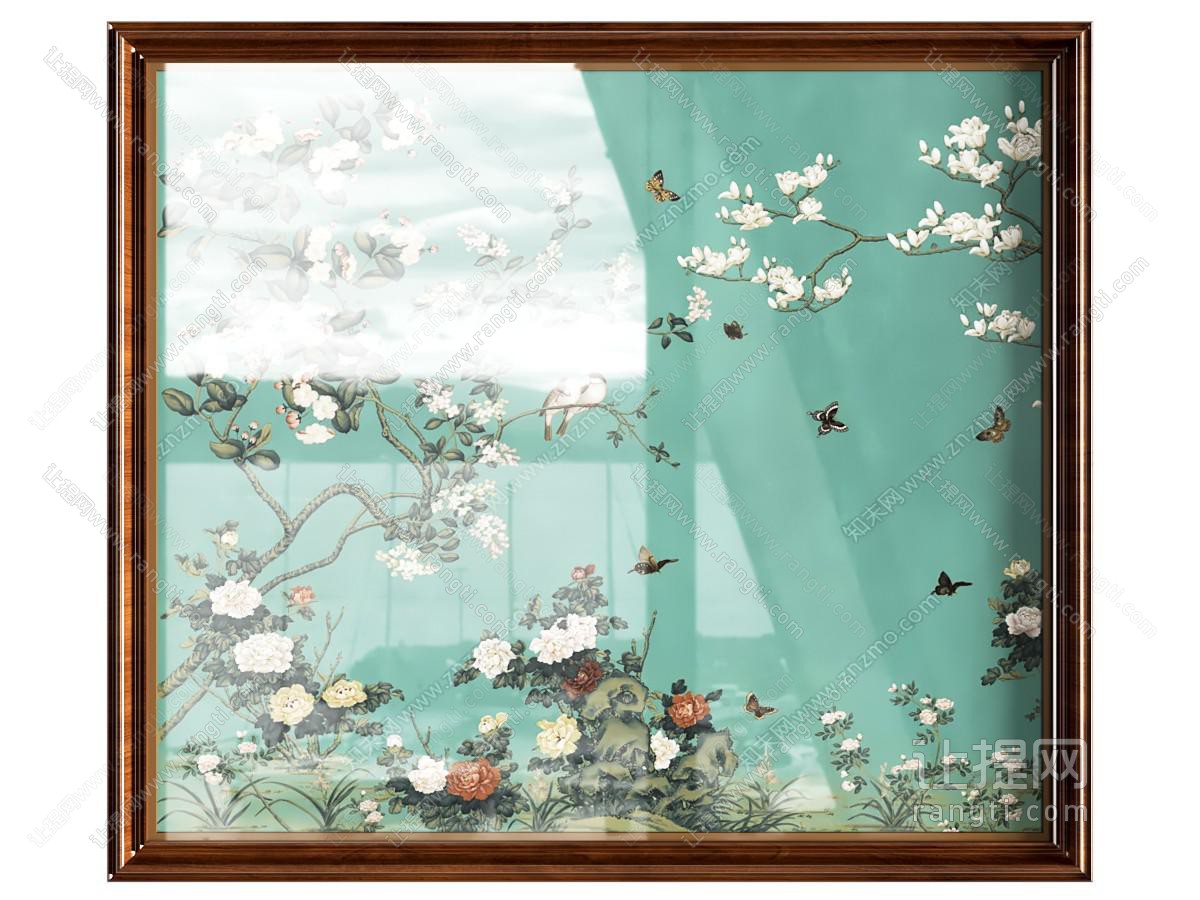 画具 美式装饰画 壁灯