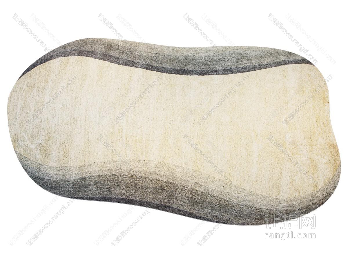 现代简约地毯 多边形地毯