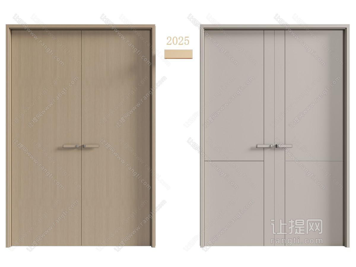 现代简约双开门