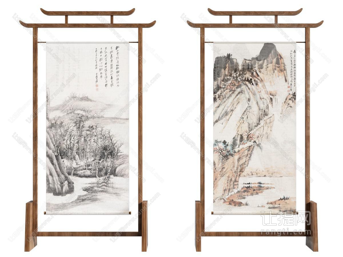 新中式隔断