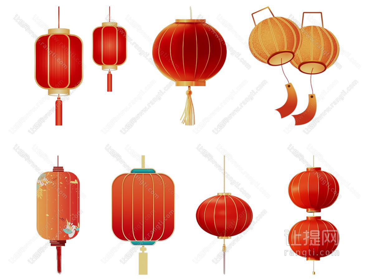 新中式灯笼 墙饰挂件