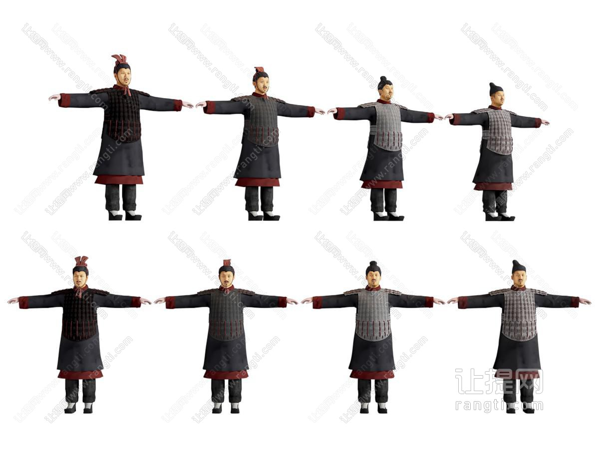 兵马俑 秦兵 古代战士