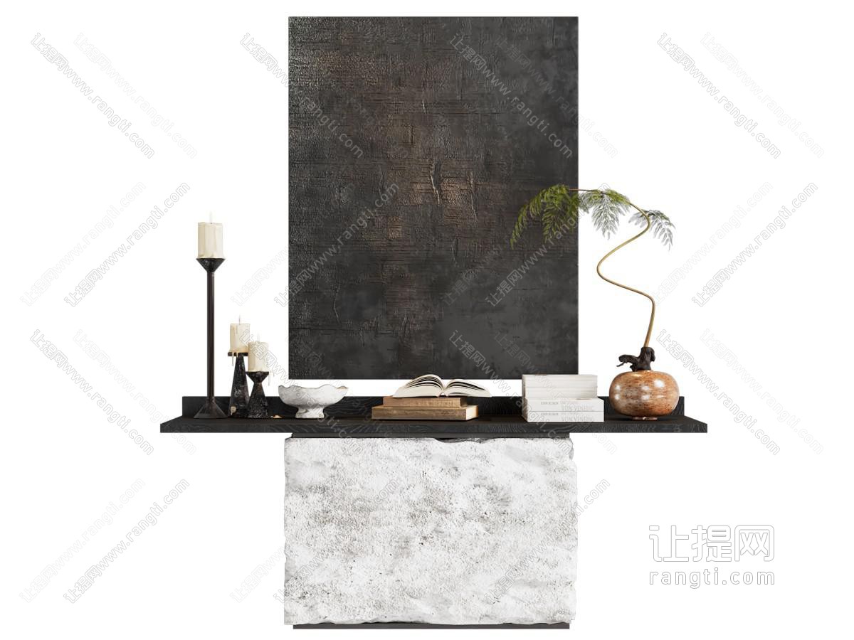 中古风端景台 条案