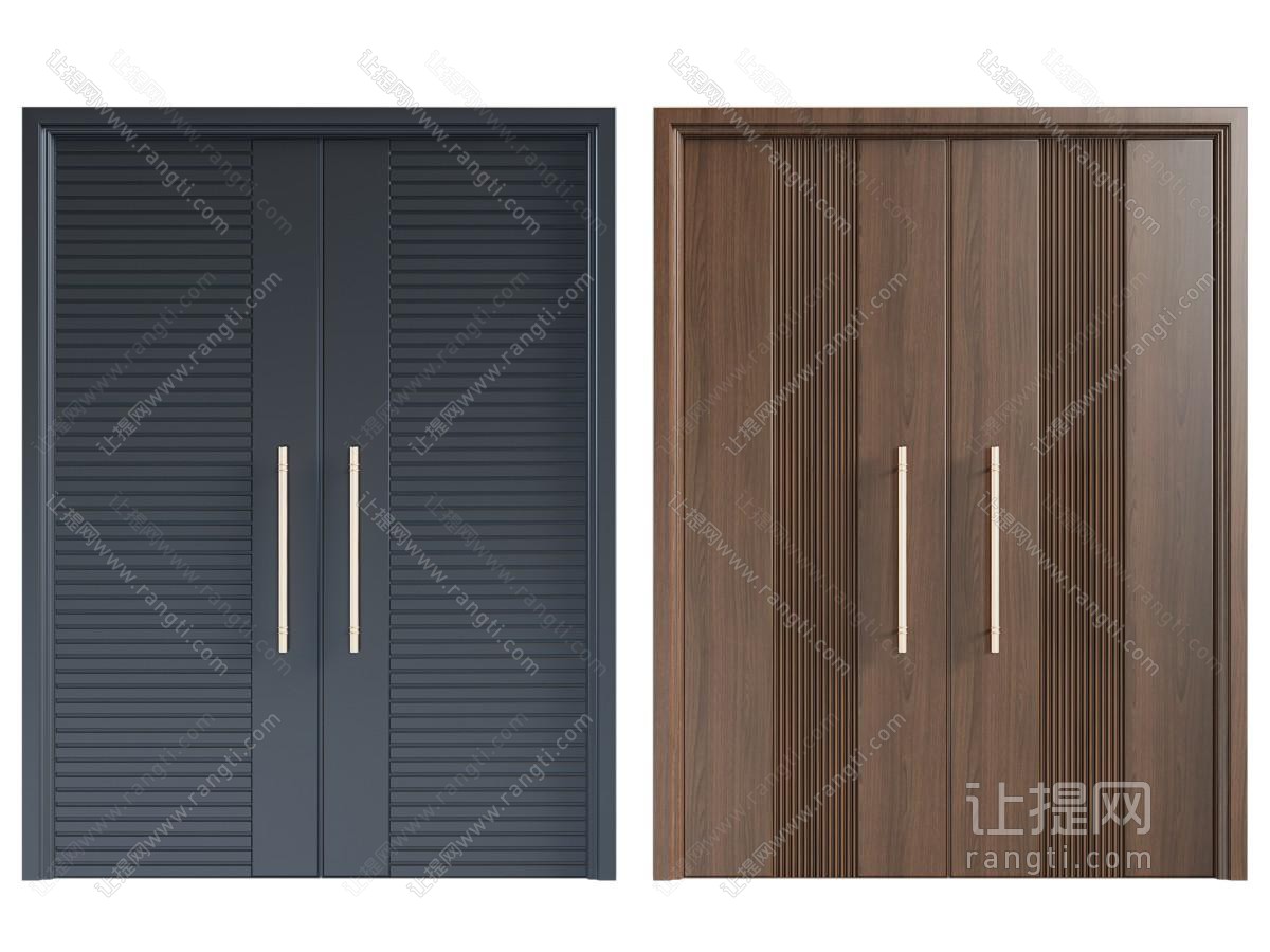 现代中古双开门