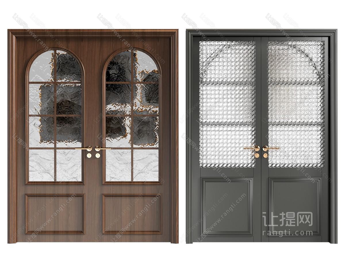 现代中古双开门