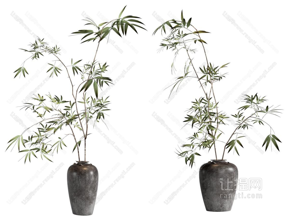 盆栽 侘寂风花盆绿植 复古绿植 中古侘寂盆栽 侘寂风绿