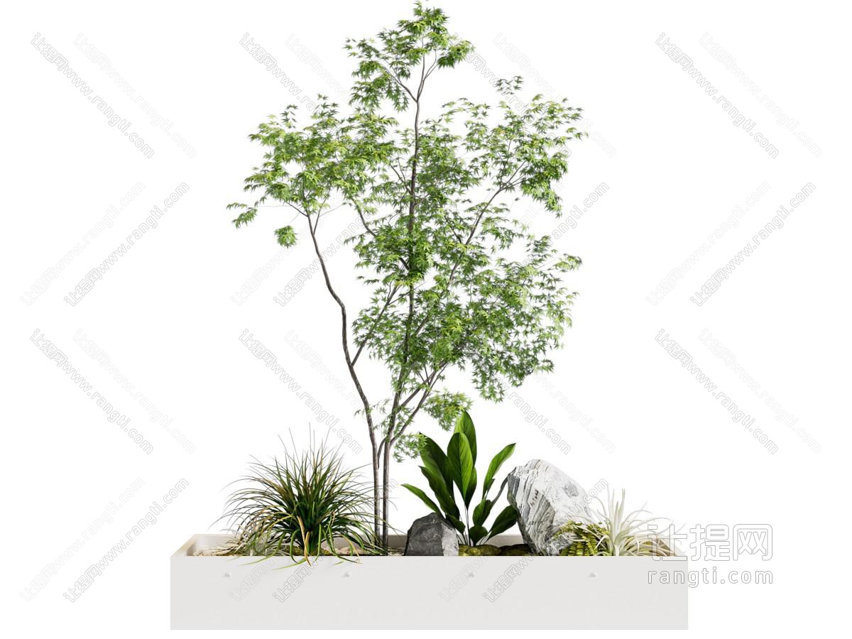 现代室内绿植造景装饰