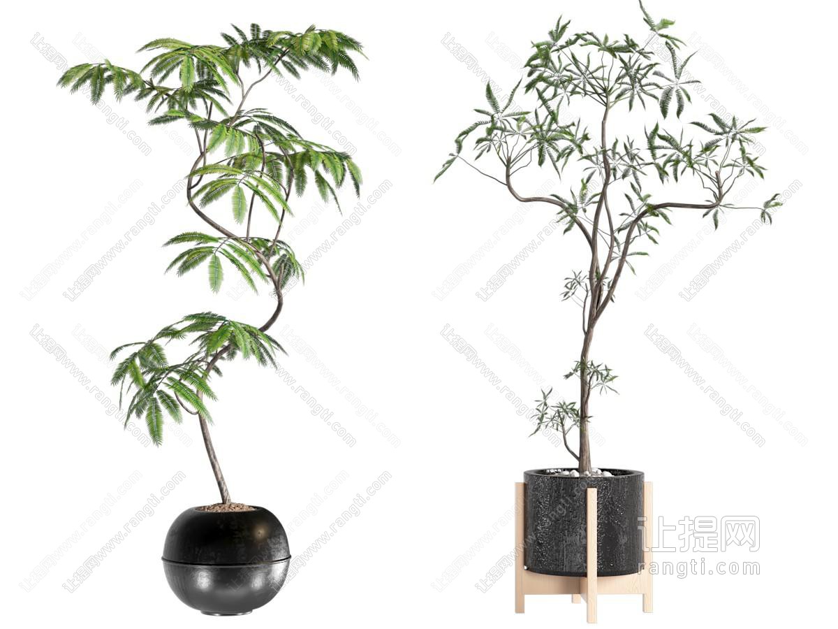中古复古绿植摆件 新中式绿植摆件 中式绿植摆件 客厅