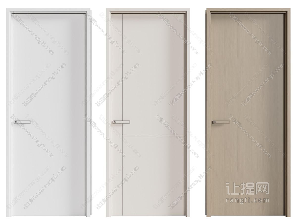 现代单开门