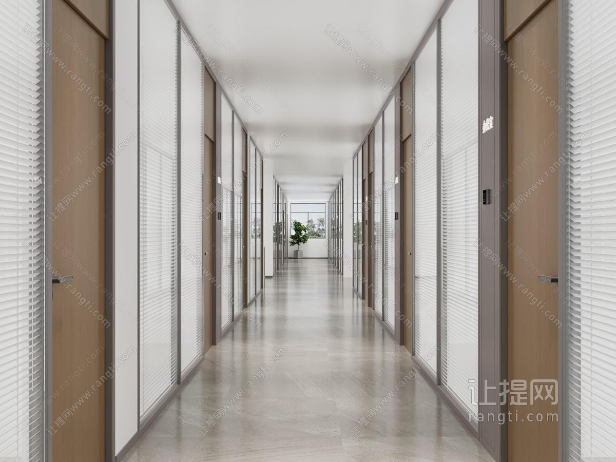 现代写字楼走廊过道