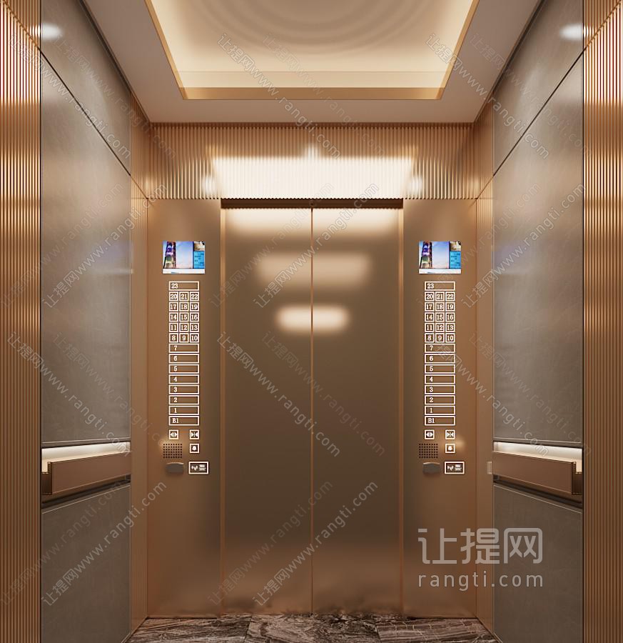 现代风格电梯