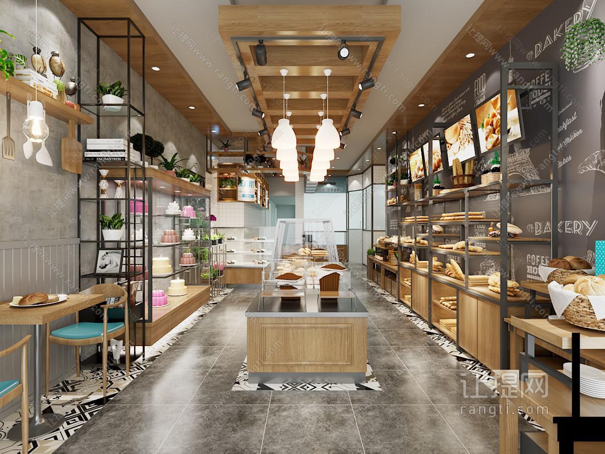 工业风面包店