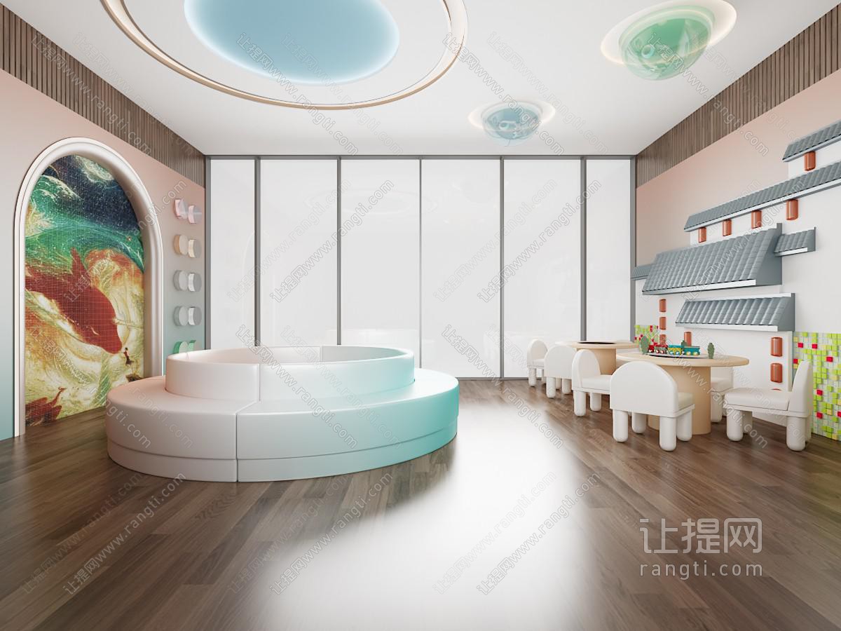 元禾大千设计新中式儿童娱乐区