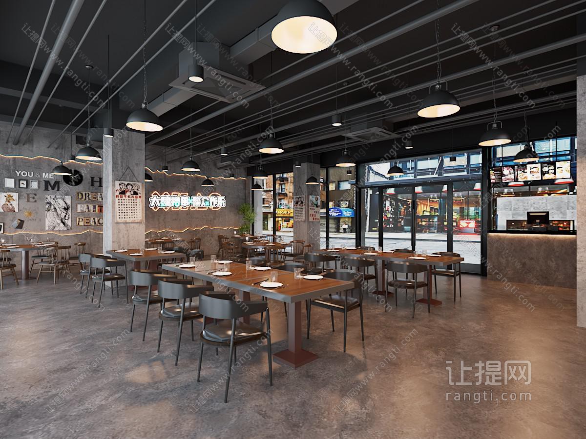 工业复古火锅店
