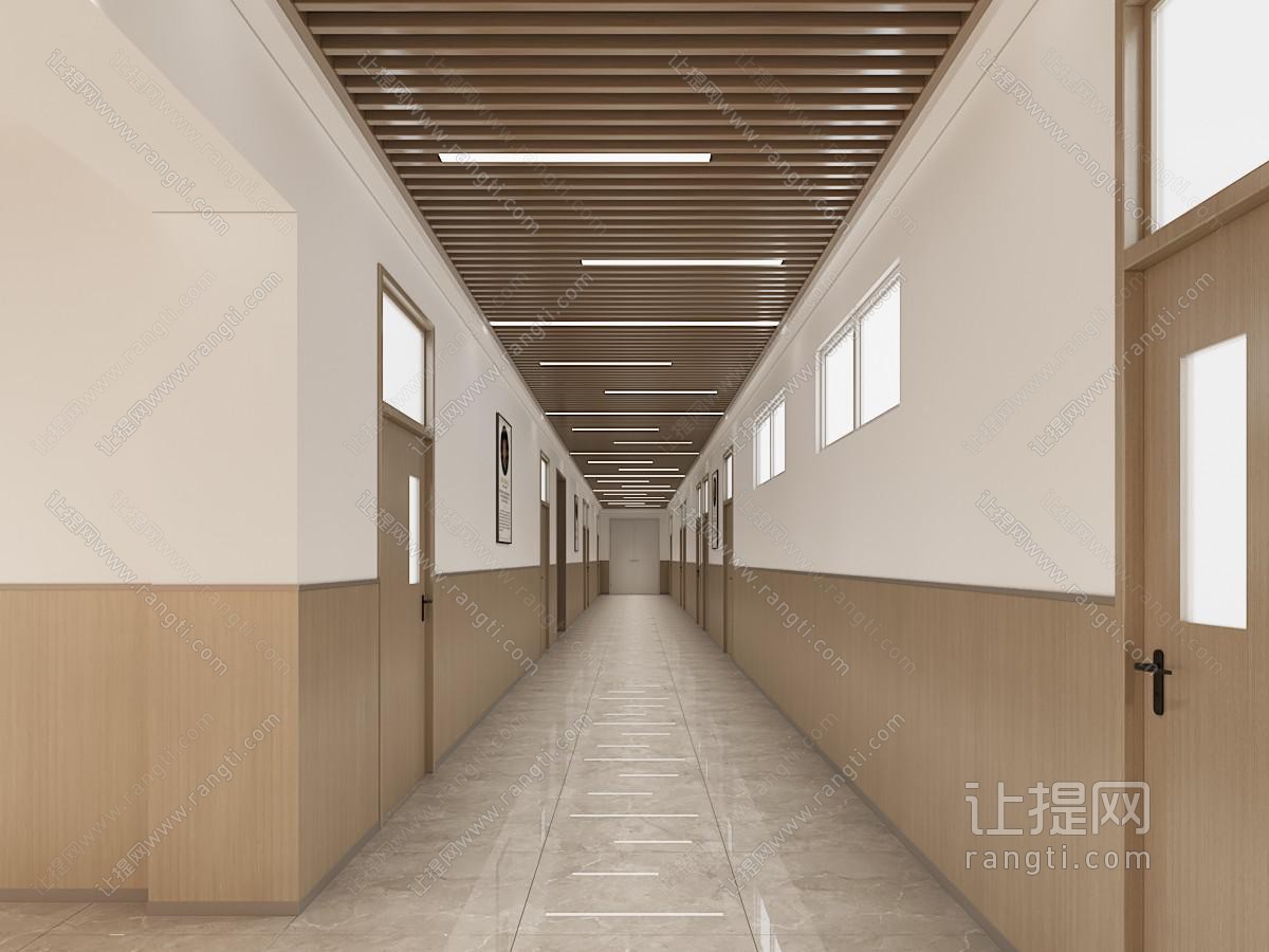 现代学校大厅
