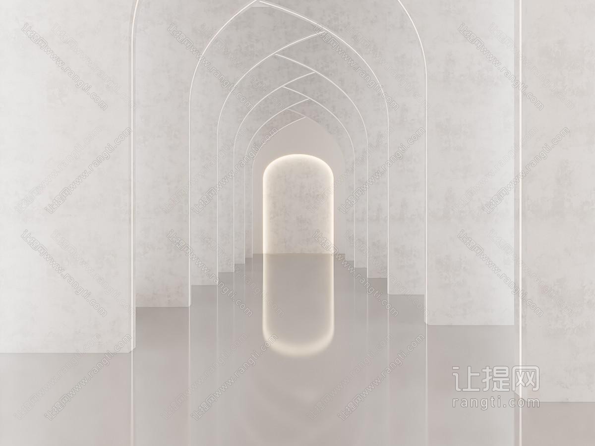 侘寂风走廊过道