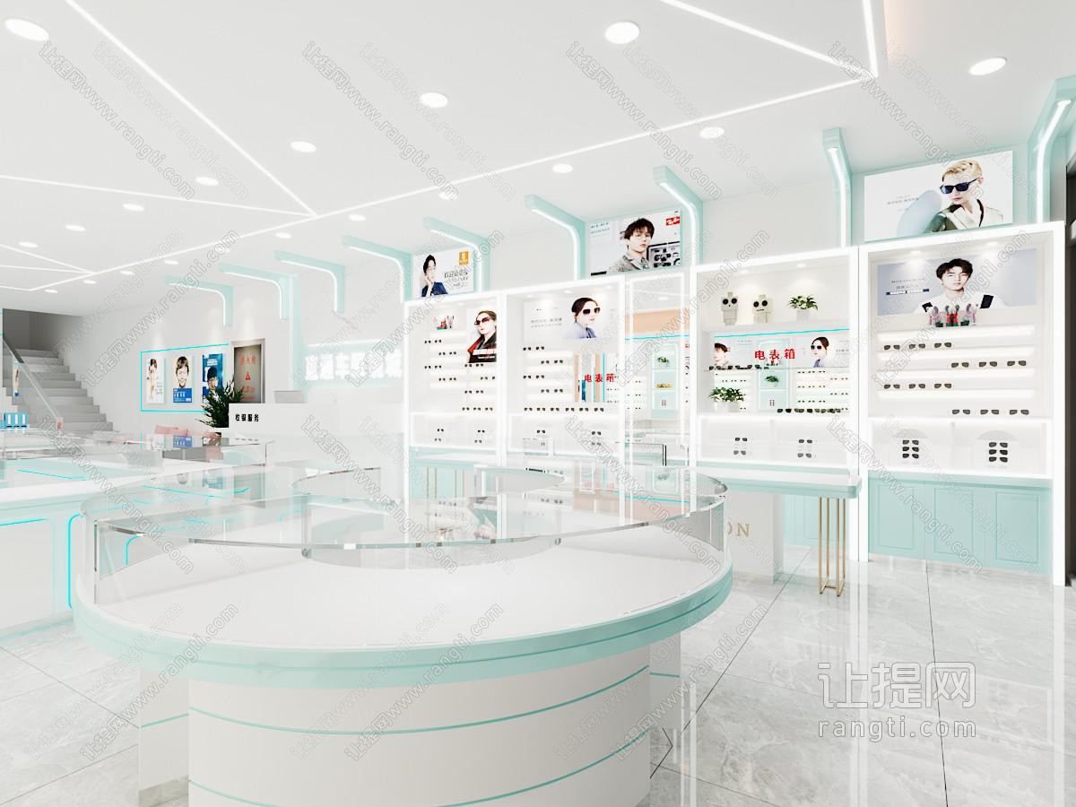 现代眼镜店 专卖店