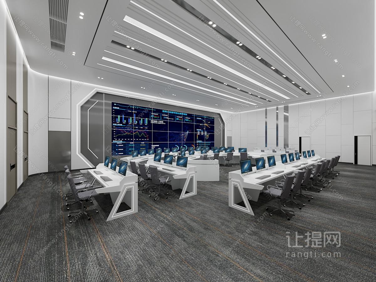 现代指挥监控室