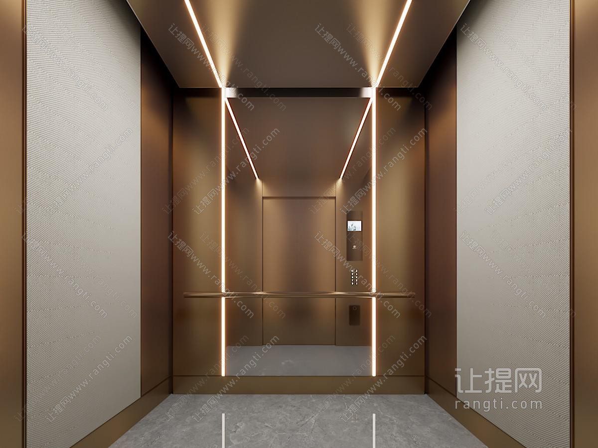 现代电梯轿厢