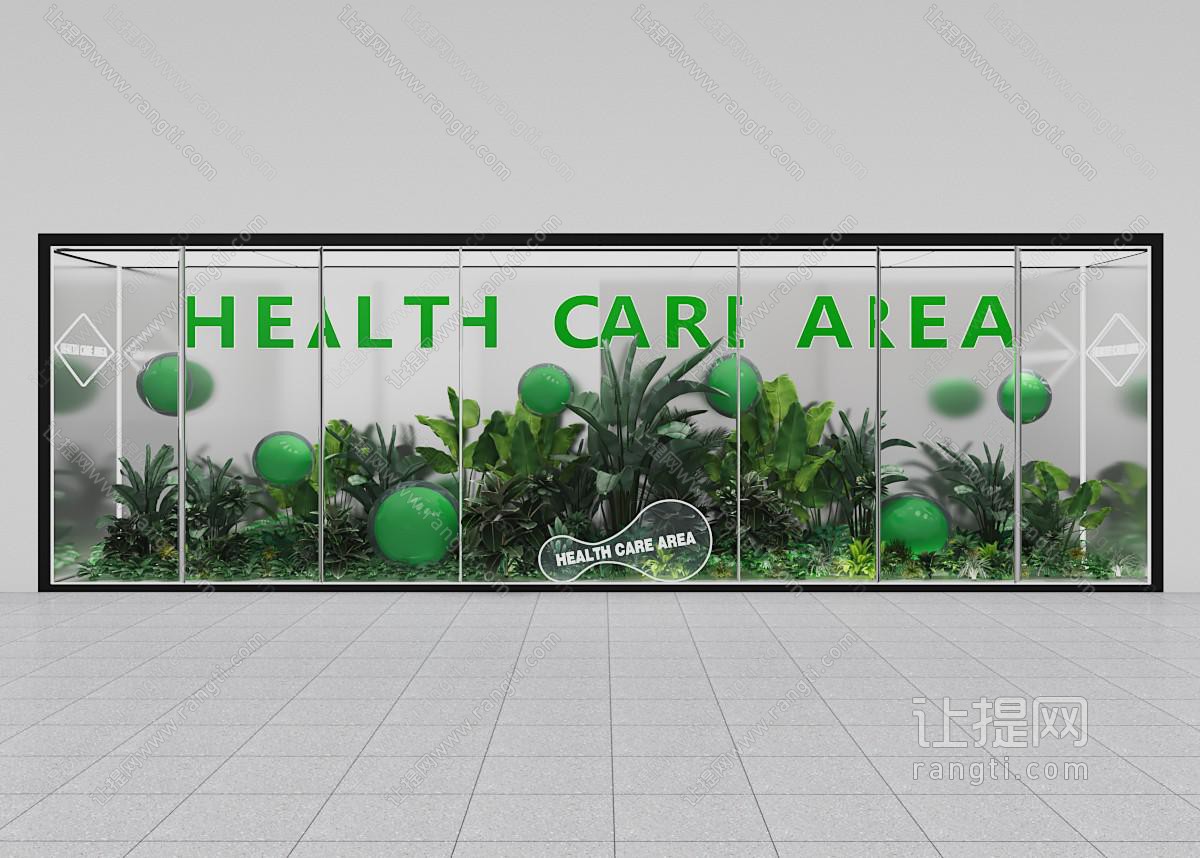 绿植生机橱窗