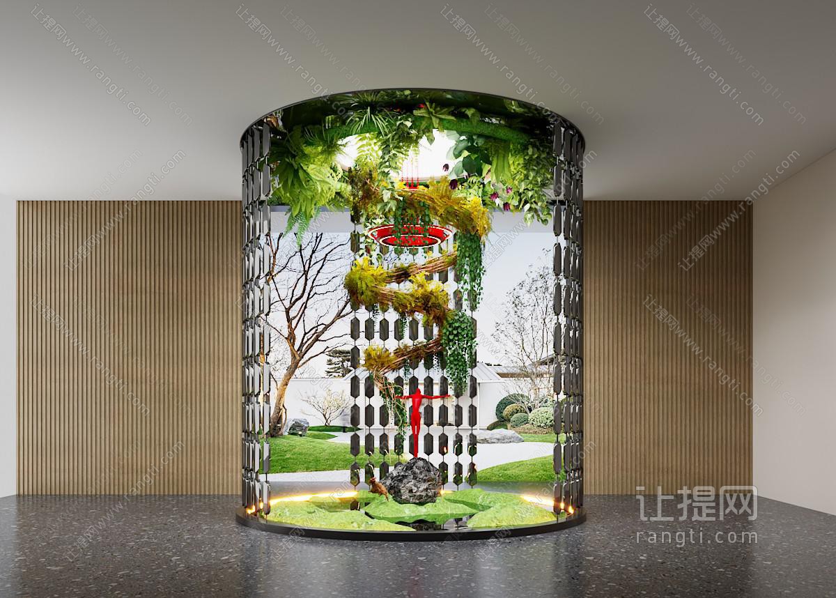 现代景观小品 室内景观造景