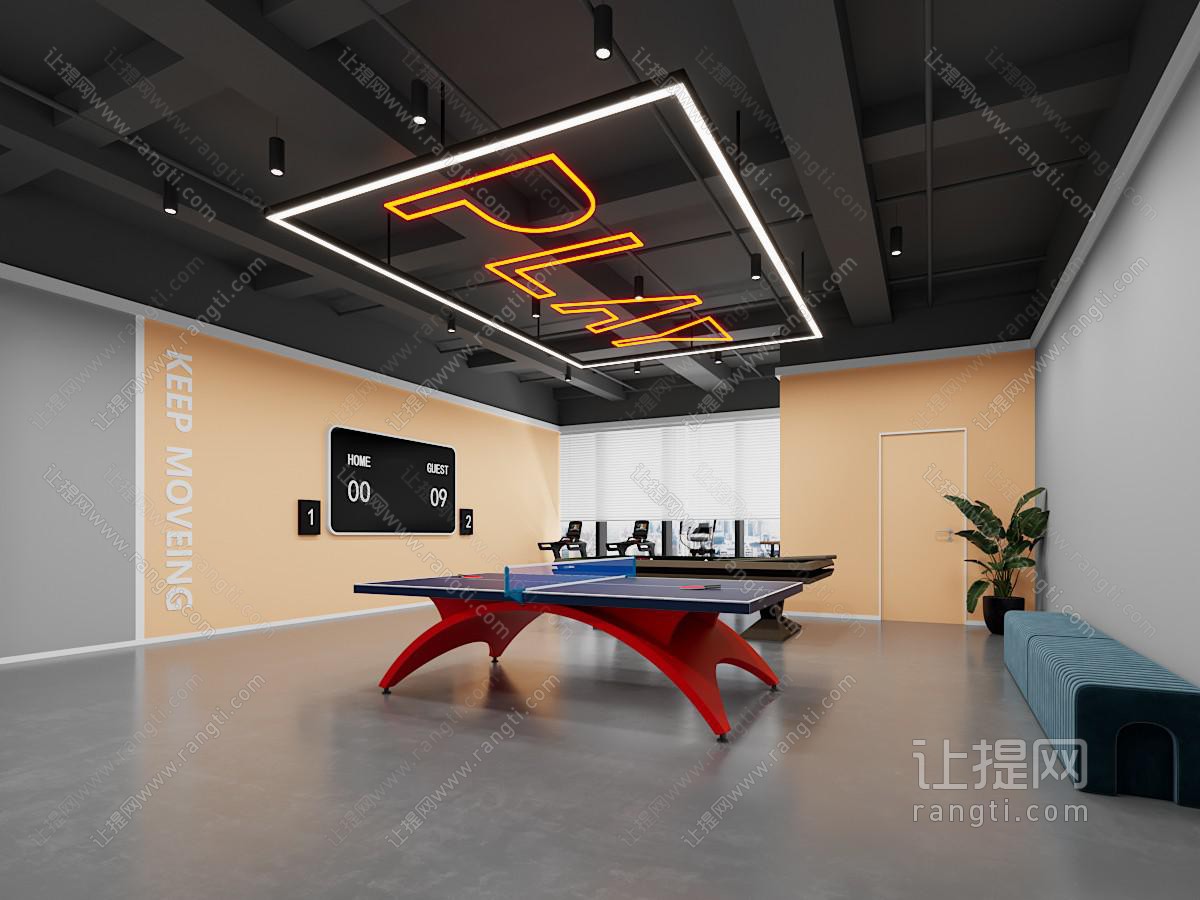活动室乒乓球桌台球桌