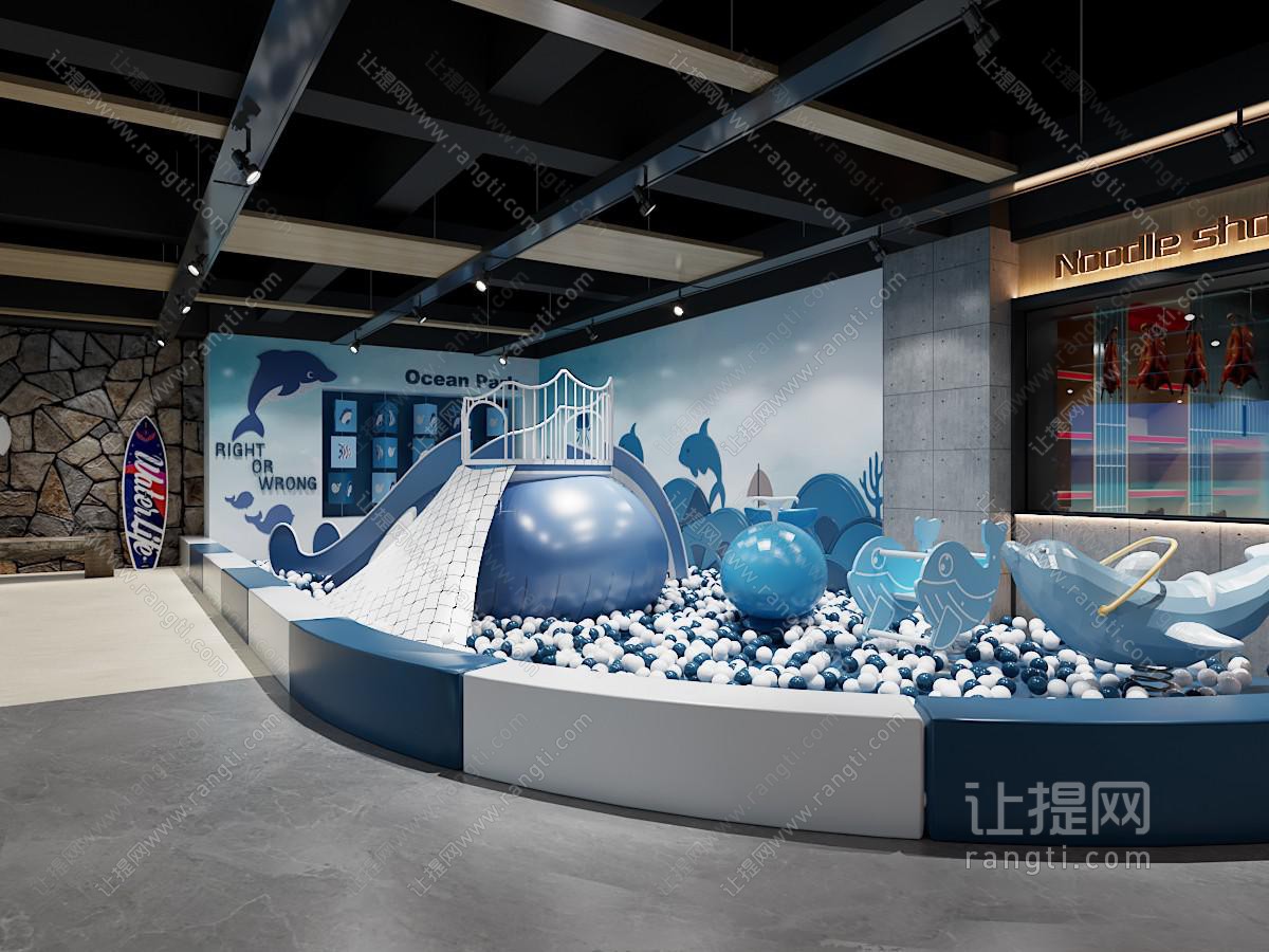 儿童乐园 娱乐区 海洋娱乐区 海洋池
