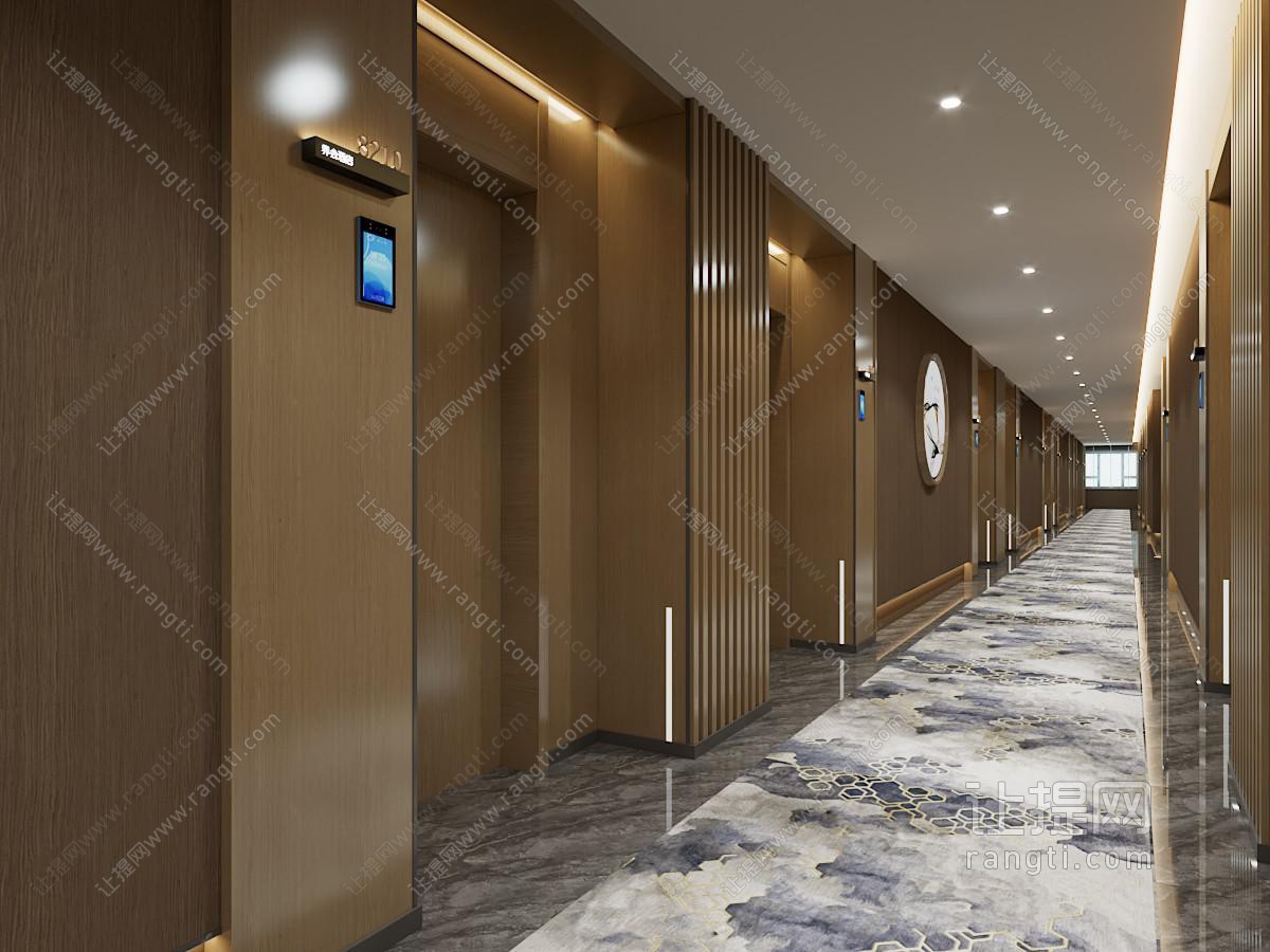 现代酒店 酒店走廊