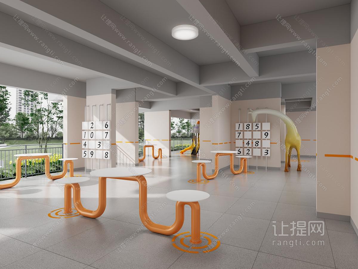 现代幼儿娱乐互动空间