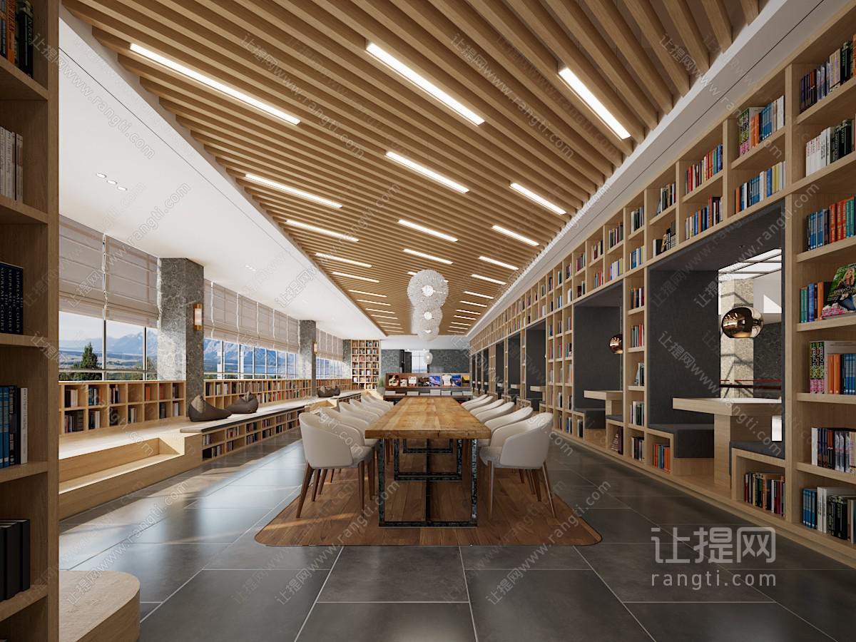 书吧 阅览室 图书馆