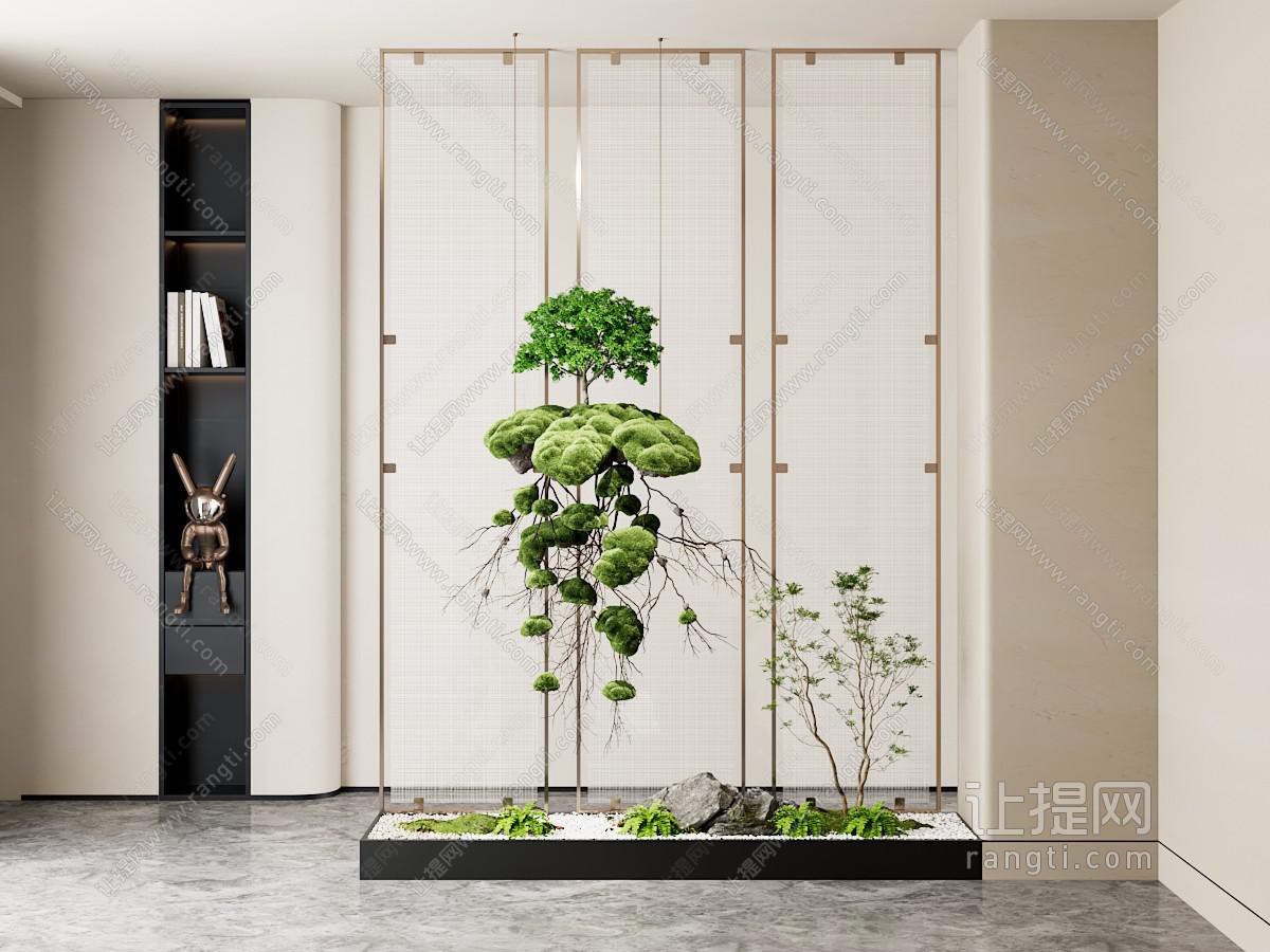 现代室内造景 隔断