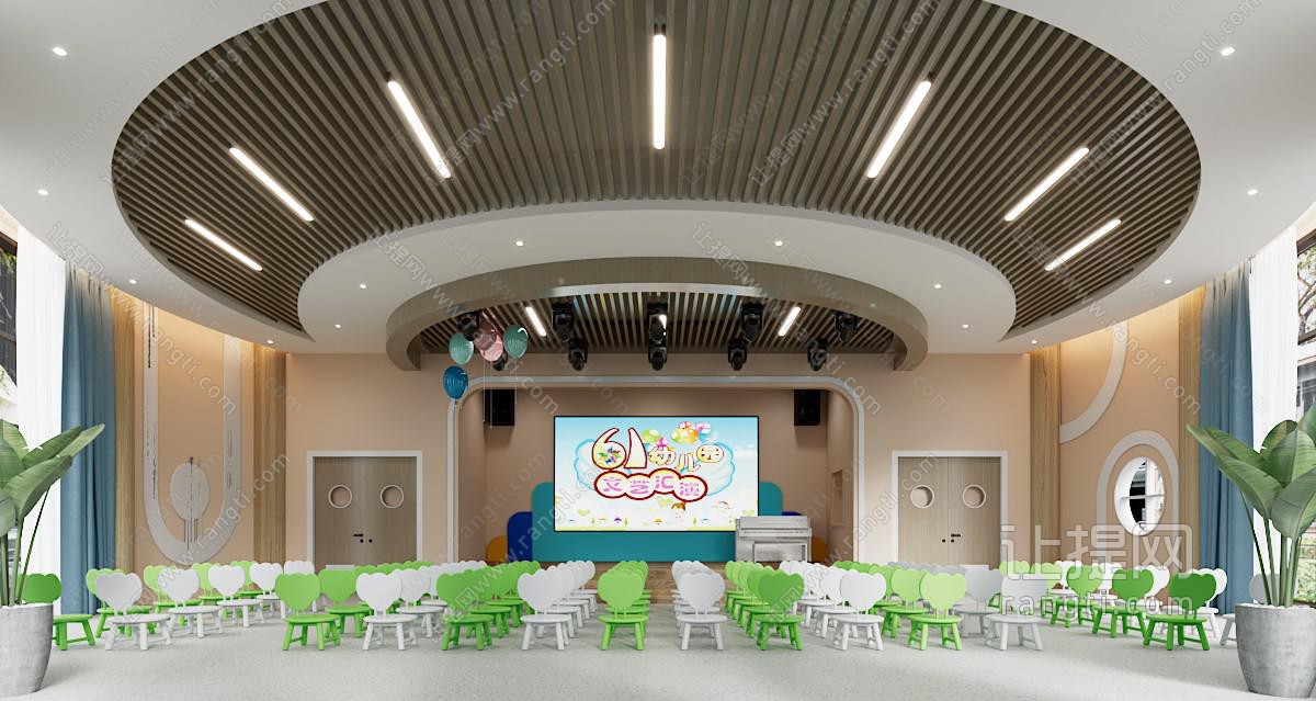 幼儿园 多功能教室 音体教室