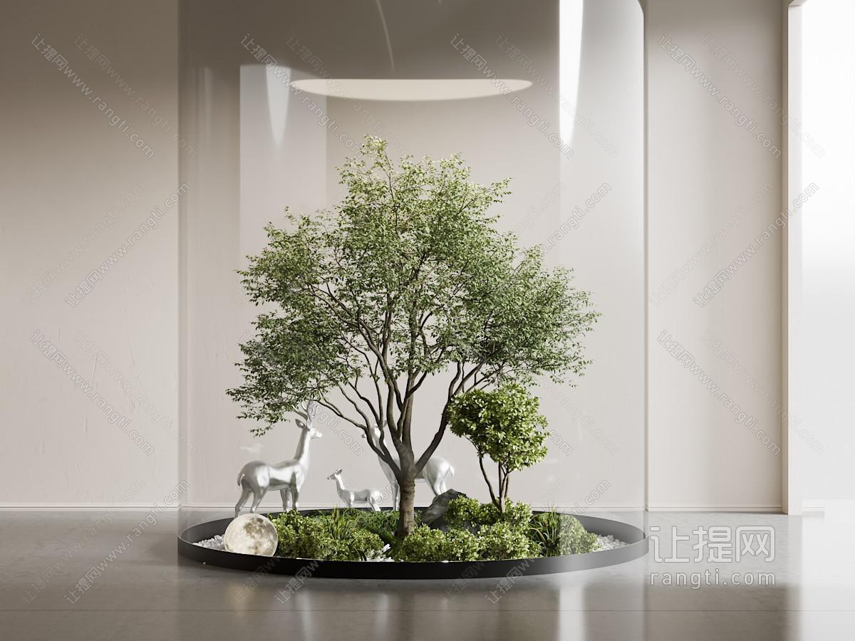 现代绿植景观造景
