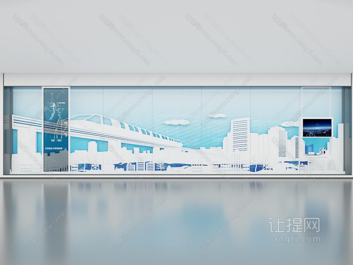 现代展墙