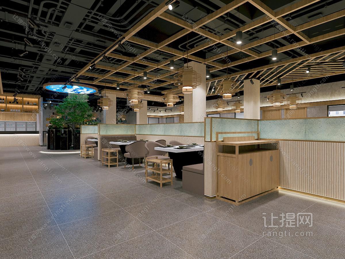 现代火锅店