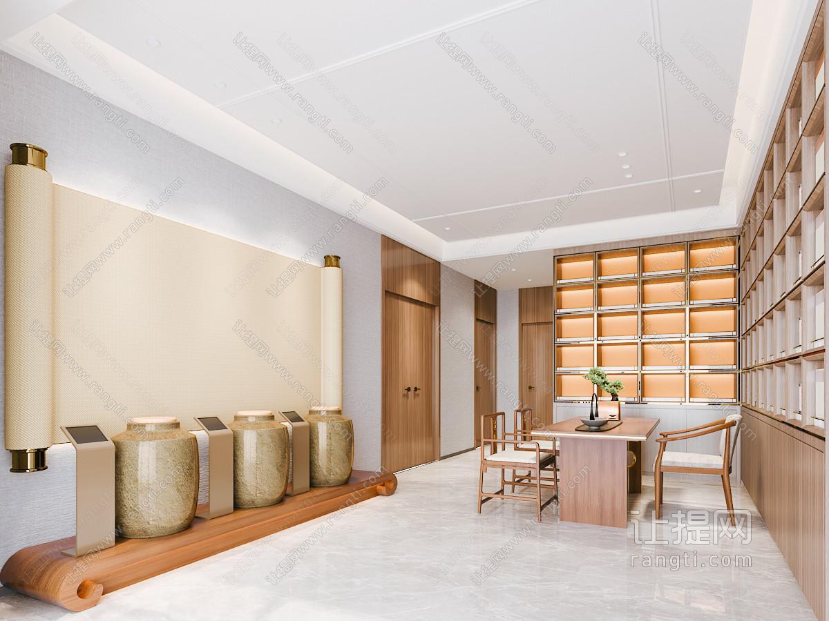 新中式茶馆 茶叶专卖店