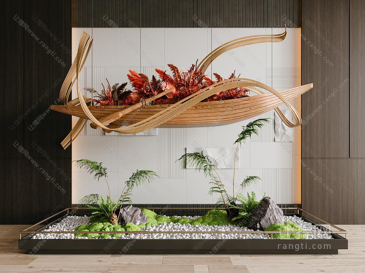 现代室内景观园艺小品