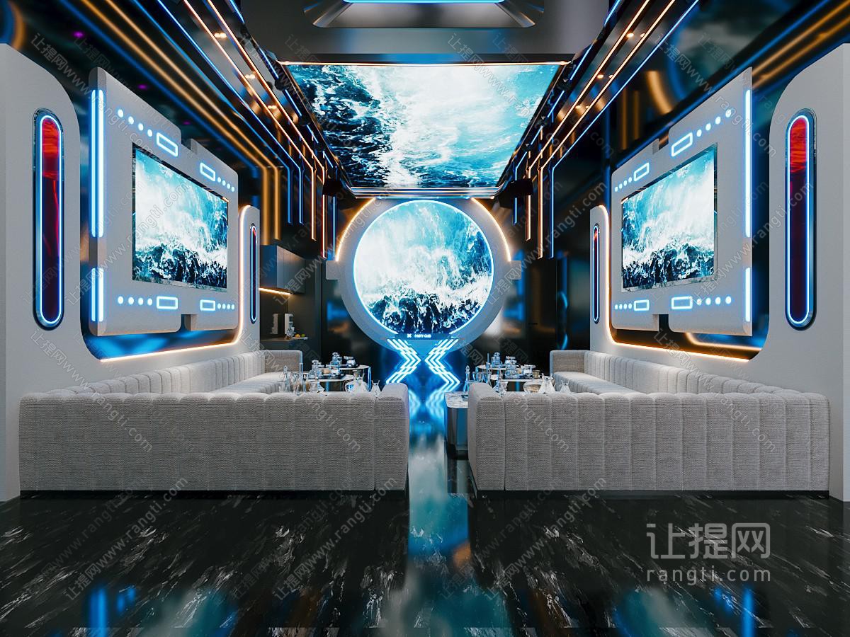 现代KTV包房