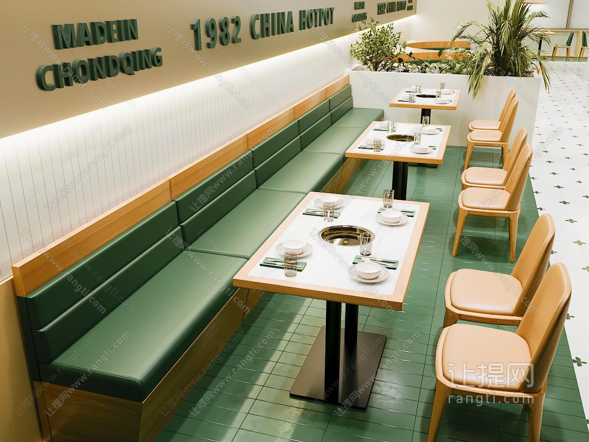 侘寂复古餐饮空间 火锅餐厅 火锅店 自助餐厅 西餐厅卡