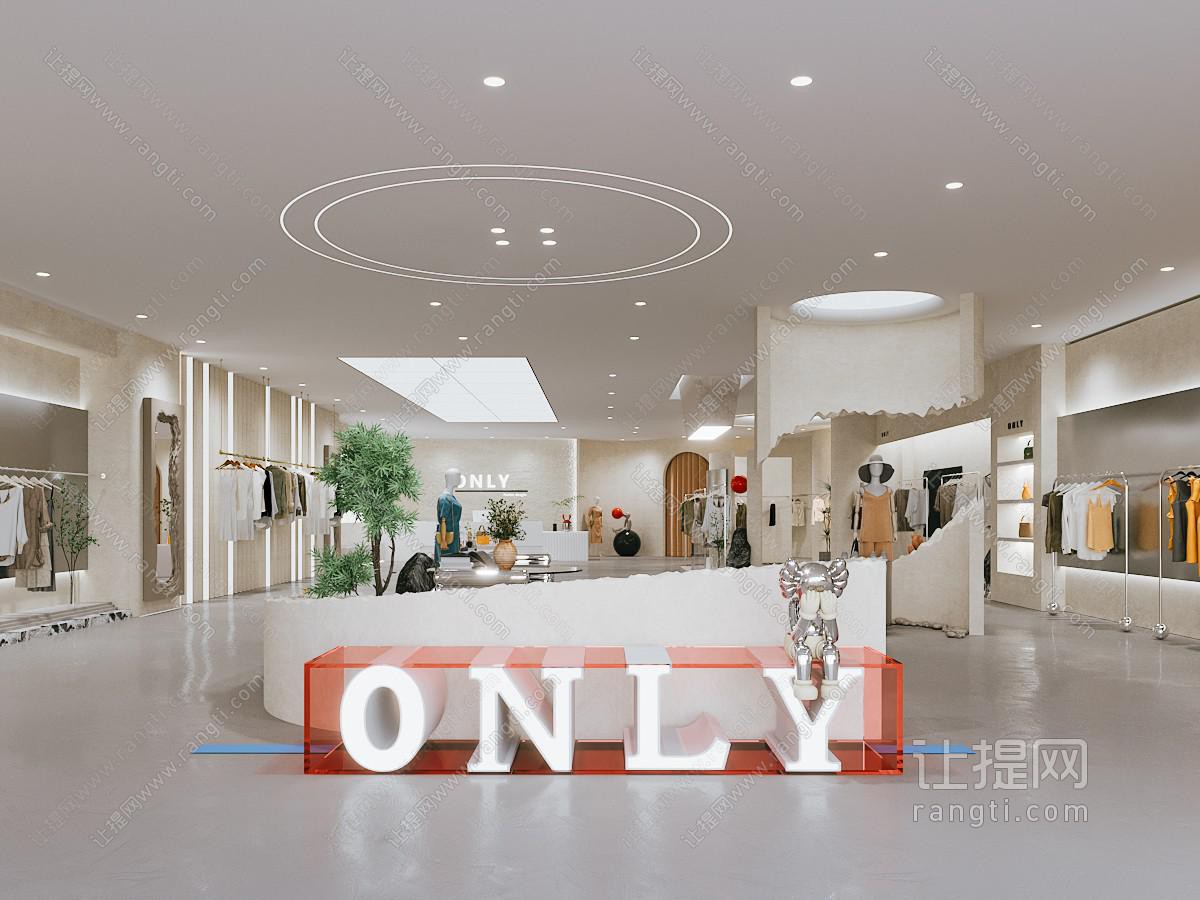 侘寂奶油风女装店