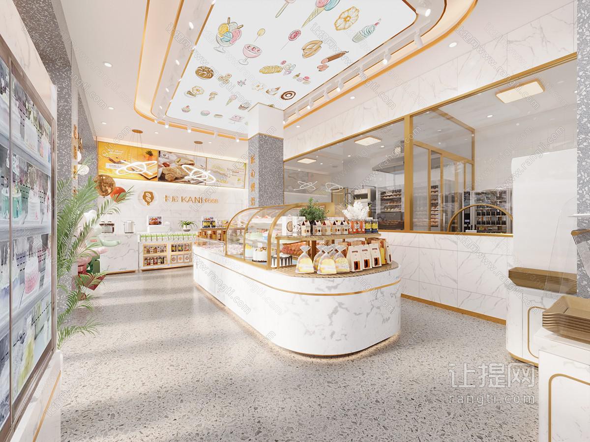 现代 烘焙店 面包蛋糕烘焙店