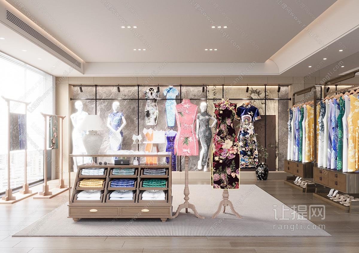 新中式服装店