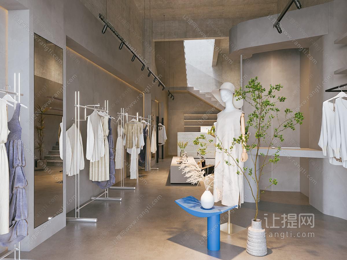现代服装店